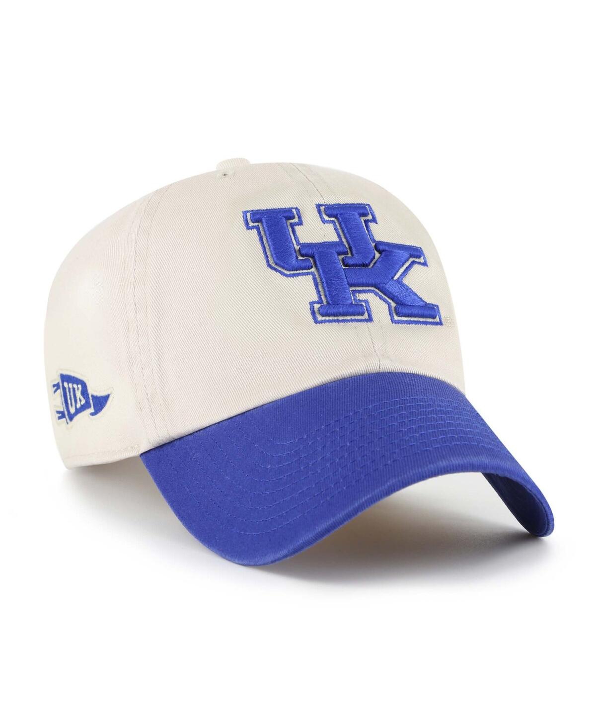 Men's Cream Kentucky Wildcats Grand Stand Clean Up Adjustable Hat - Cream