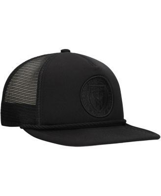 Men's Black Inter Miami CF Active Tone Golfer Snapback Hat