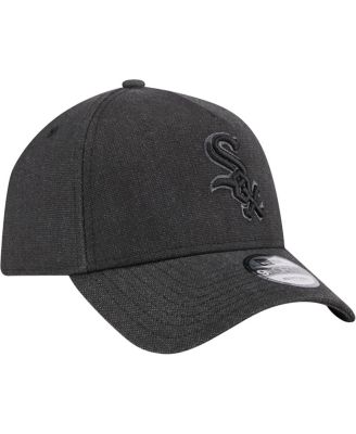 Men's Charcoal Chicago White Sox Logo Essentials 9FORTY A-Frame Adjustable Hat