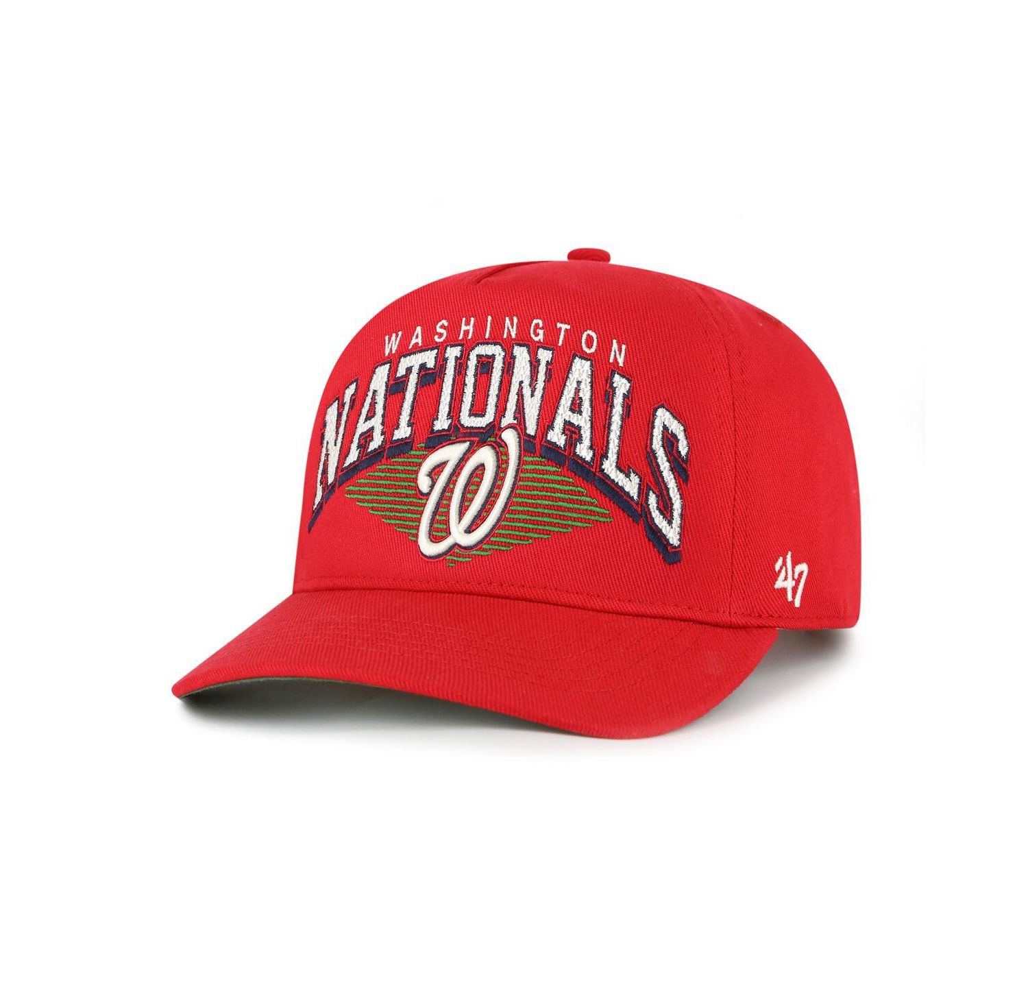 Men's Red Washington Nationals Pomona Hitch Adjustable Hat