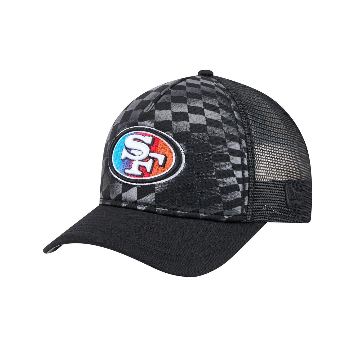 Men's Black San Francisco 49ers Gradient 9FORTY Adjustable Hat