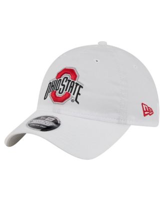 New Era - Men's White Ohio State Buckeyes Active Ripstop 9TWENTY Adjustable Hat