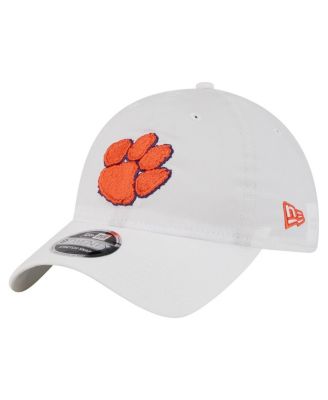 New Era - Men's White Clemson Tigers Active Ripstop 9TWENTY Adjustable Hat