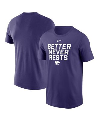 Nike - Men's Purple Kansas State Wildcats Local Performance T-Shirt