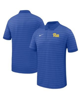 Nike - Men's Royal Pitt Panthers 2025 Early Season&nbsp;Coaches Sideline Victory Stripe Performance Polo Shirt