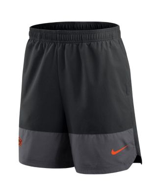 Men's Black Oklahoma State Cowboys 2025 Sideline Performance Shorts