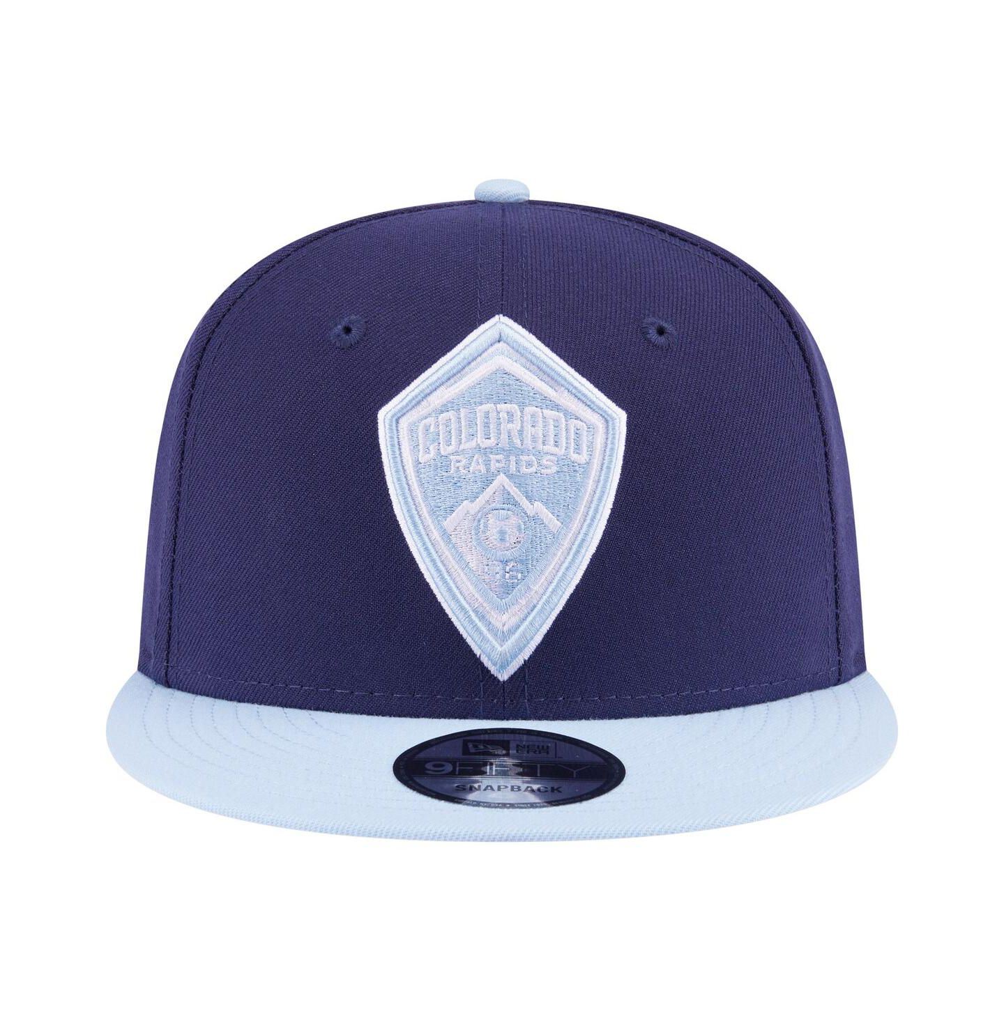 Мужские головные уборы New Era Navy Colorado Rapids Color Pack Two-Tone 9FIFTY Snapback Hat — фото 2