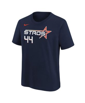 Big Boys and Girls Yordan Alvarez Navy Houston Astros Fuse City Connect Name Number T-Shirt
