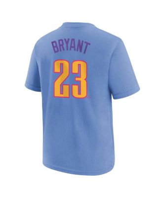 Big Boys and Girls Kris Bryant Light Blue Colorado Rockies Fuse City Connect Name Number T-Shirt