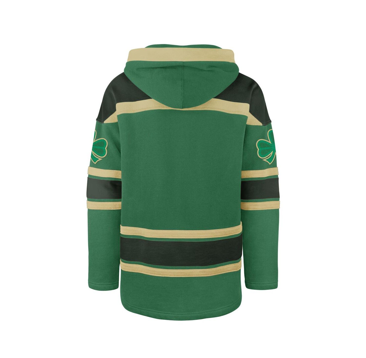 Men's Kelly Green New York Knicks McLucky Superior Lace-Up Pullover Hoodie