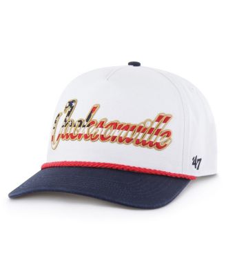 '47 Brand - Men's White Jacksonville Jaguars Patriotic Overhand Hitch Adjustable Hat