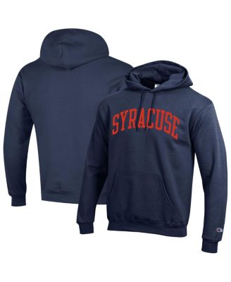 Champion - Men's Navy Syracuse Orange Basic Arch Fleece Pullover Hoodie Sweatshirt