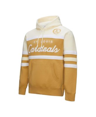 Men's Tan/Cream St. Louis Cardinals Head Coach Pullover Hoodie