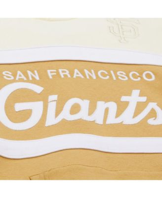 Men's Tan/Cream San Francisco Giants Head Coach Pullover Hoodie