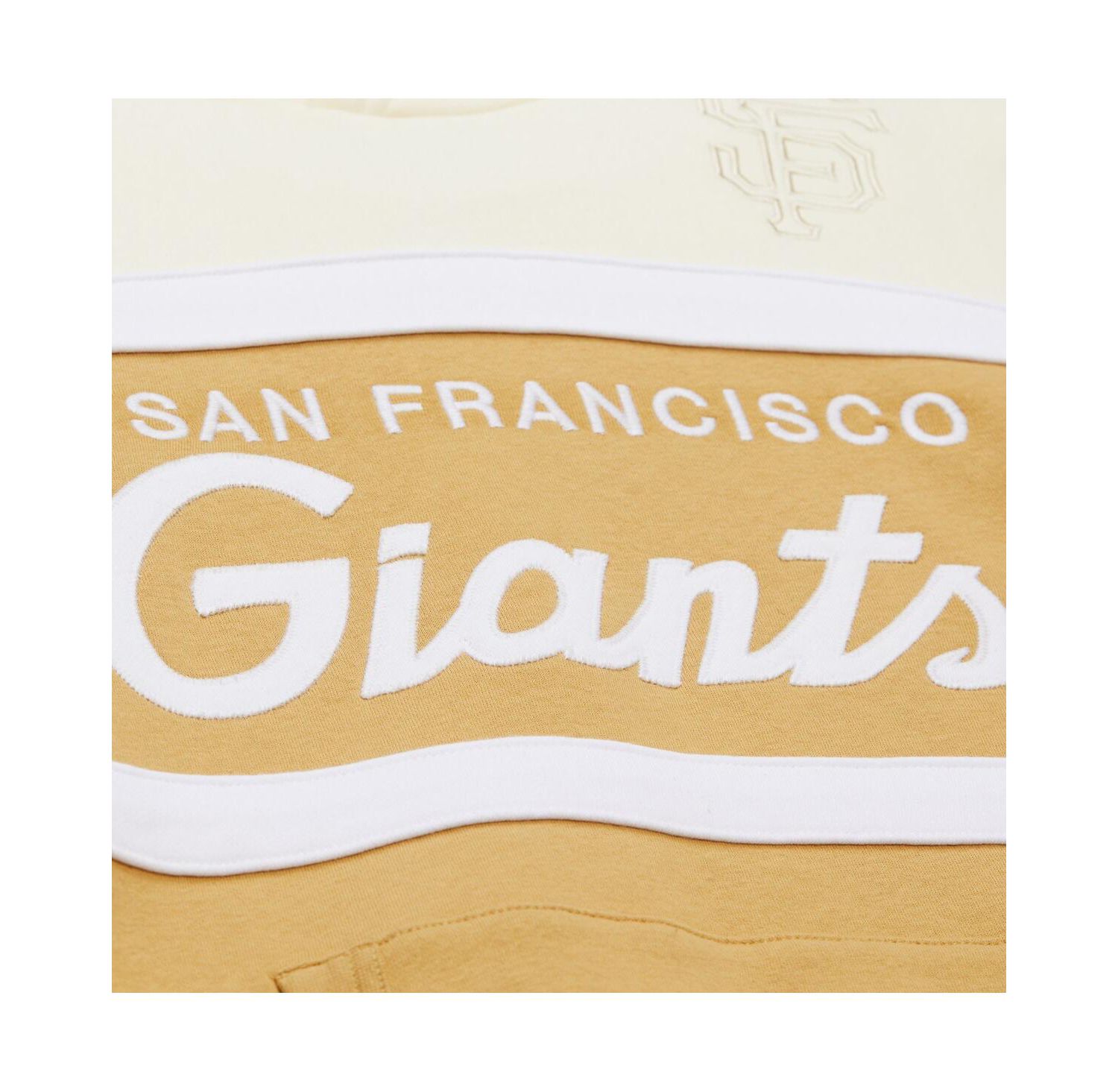 Men's Tan/Cream San Francisco Giants Head Coach Pullover Hoodie