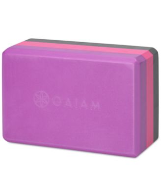 gaiam tri color yoga block