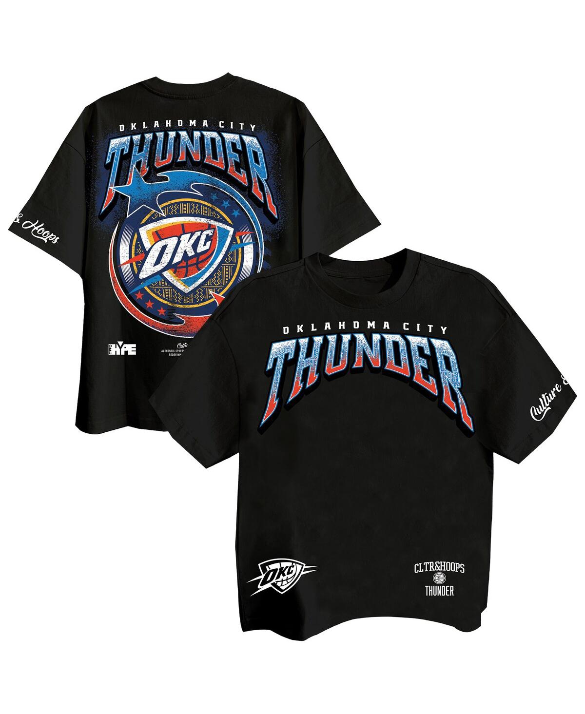 Men's Black Oklahoma City Thunder Drip Dime Collection Premium T-Shirt - Black