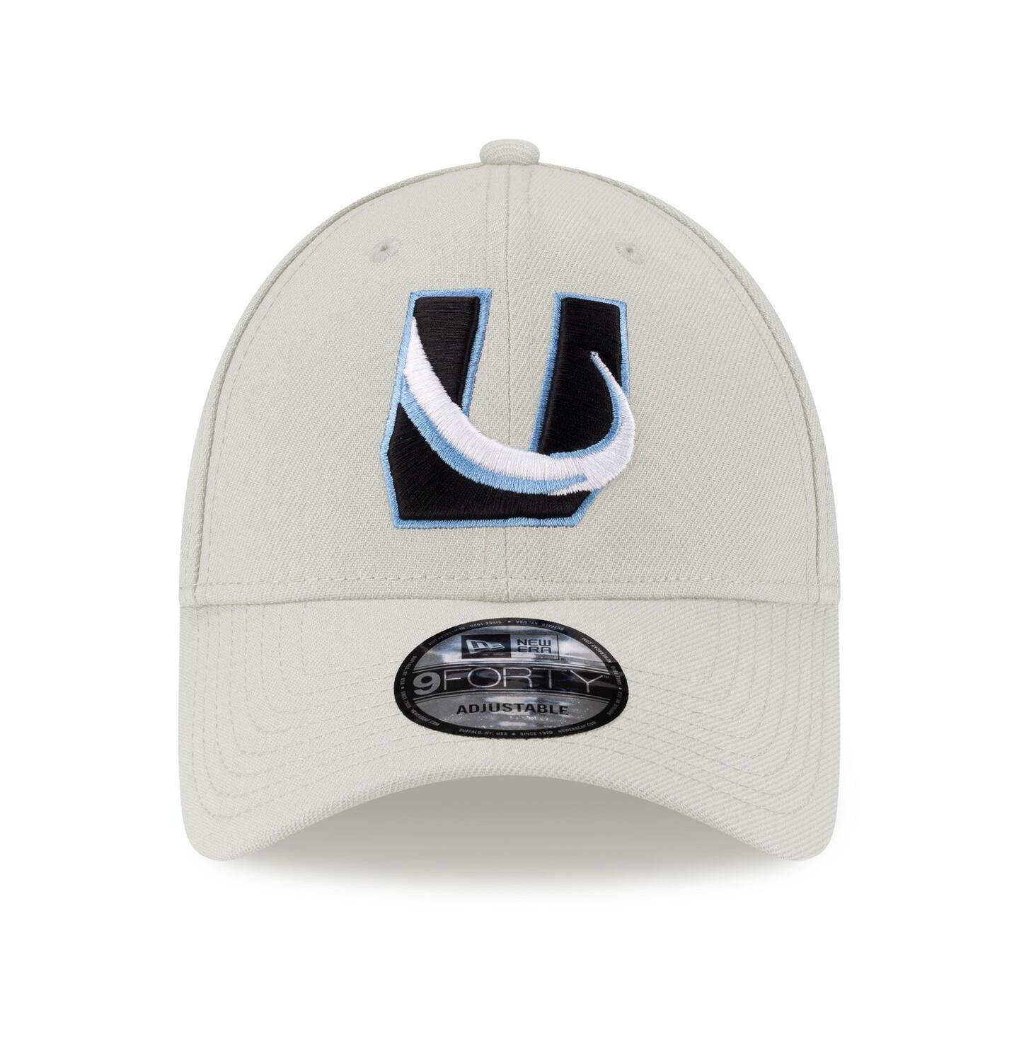 Мужская кепка New Era Cream Utah Mammoth 9FORTY Adjustable Hat — фото 2