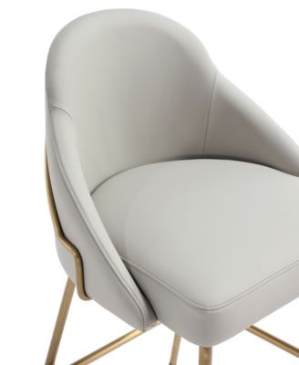 Gracie 41.1" Leatherette Upholstered Barstool