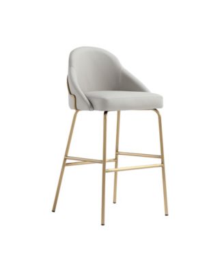Gracie 41.1" Leatherette Upholstered Barstool