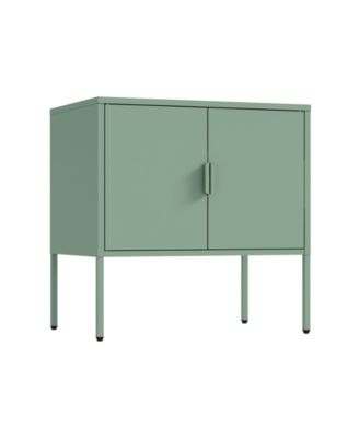 Ava 23.6" Modern 2-Shelf Accent Cabinet