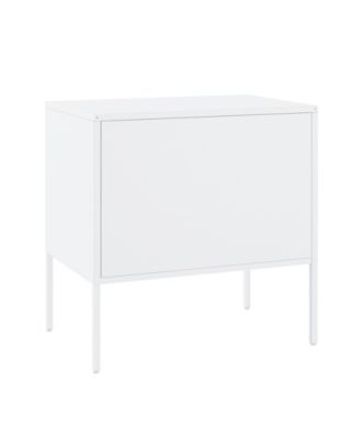 Ava 23.6" Modern 2-Shelf Accent Cabinet