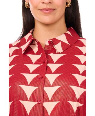 Plus Size Collared Sleeveless Maxi Dress