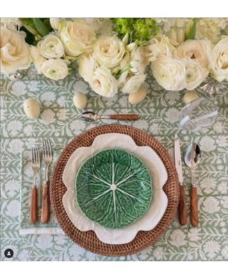 Bordallo Pinheiro Cabbage Dinnerware Collection In Green