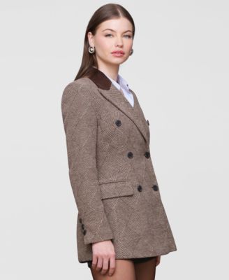 Women's Double-Breasted Blazer Coat