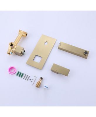 Single-Handle Wall Mount Bathroom Faucet