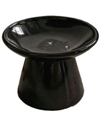 Flat Top Cat Bowl: Black