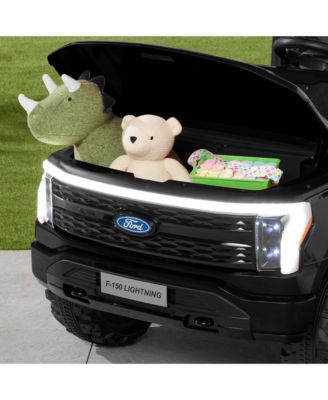 Kids 24V Ride On Truck Officially Licensed Ford Lightning w/ Remote, LED Lights, 2 Speeds