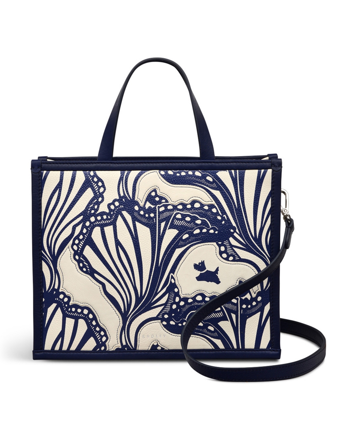 Under Sea Small Zip Top Grab Bag - Chalk