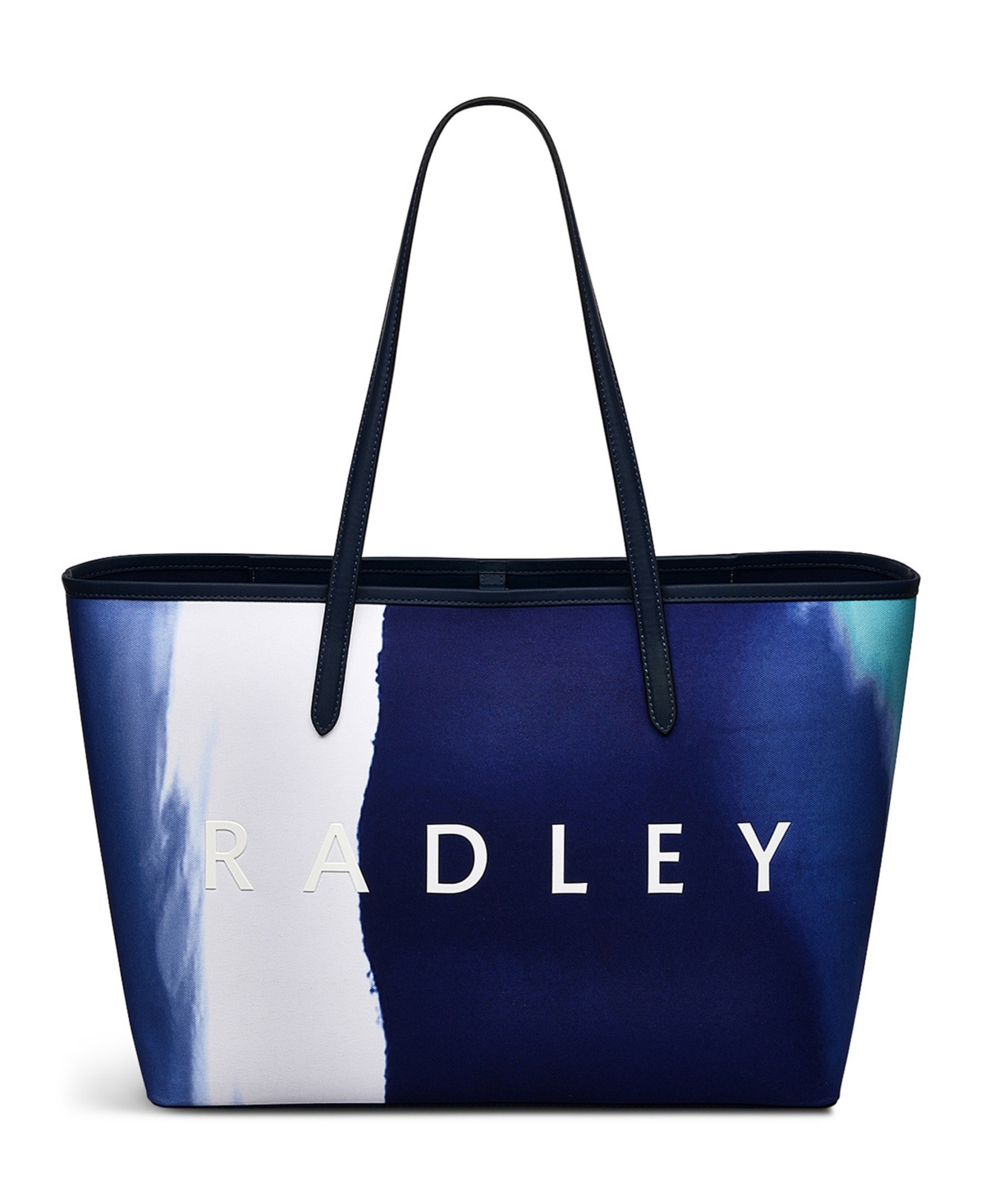 Southwell Gardens Stripe Open Top Tote Bag - Ink