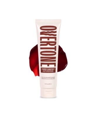 Overtone Color Depositing Daily Conditioner - 4.5 oz Tube - Cherry chestnut