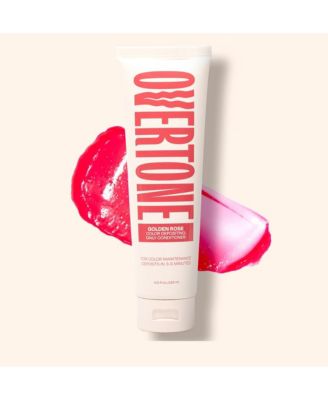 Overtone Color Depositing Daily Conditioner - 4.5 oz Tube - Golden rose