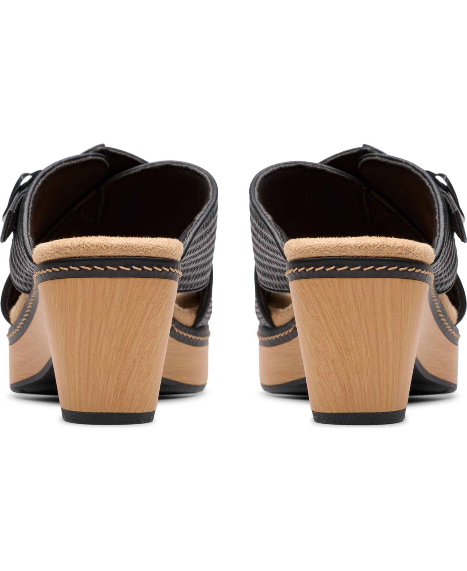 Seannah Nora Wedge Block Heel Sandals