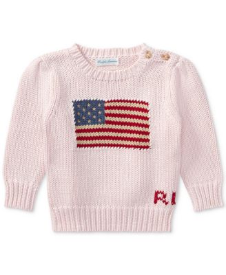 Polo Ralph Lauren - Baby Girls Flag Sweater