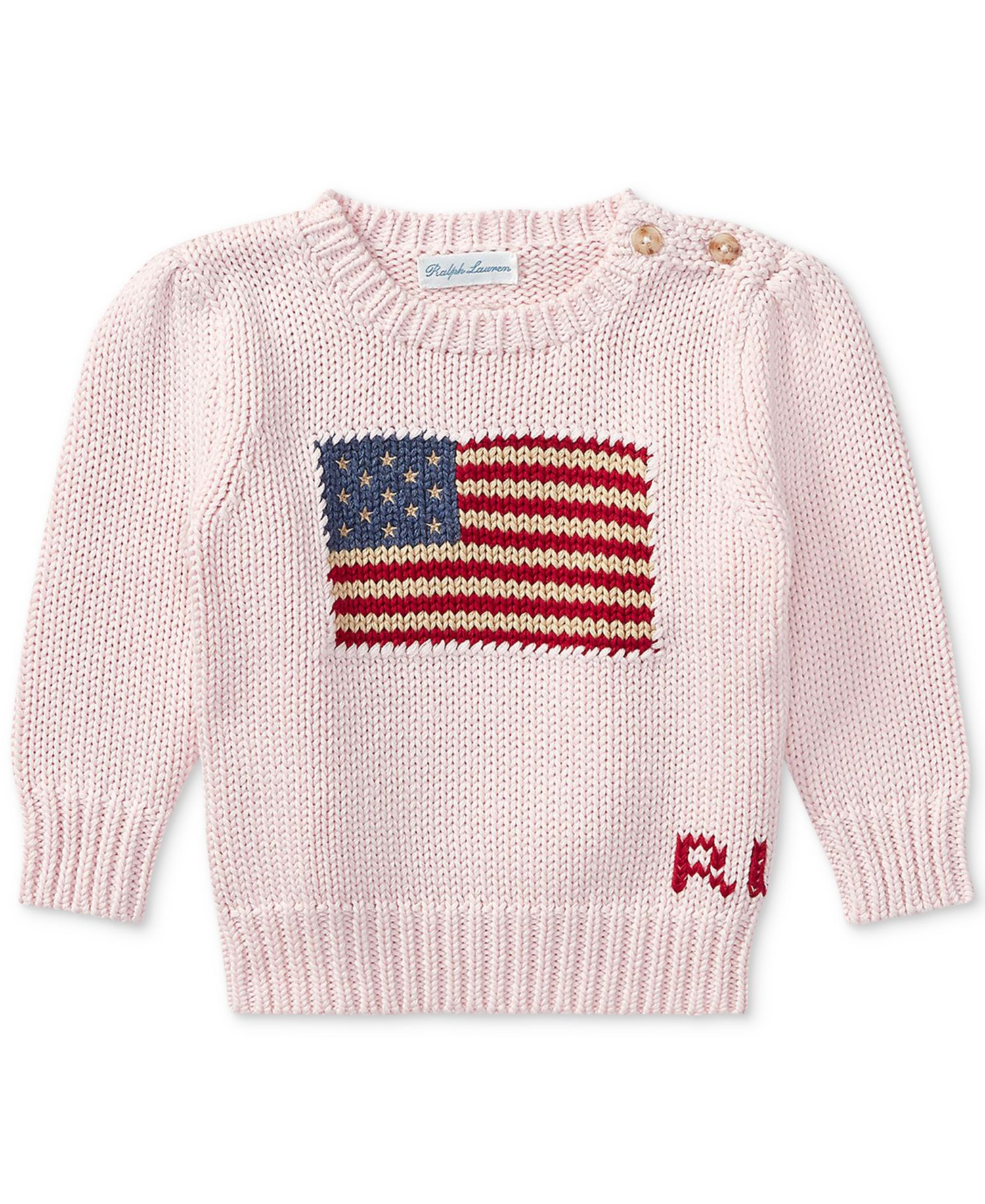 Baby Girls Flag Sweater