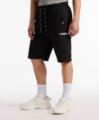 Men's Stitched Pockets Fleece Shorts