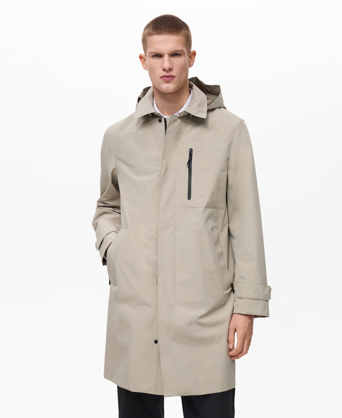 Men's Coolmax Technology Waterproof Parka - Sand