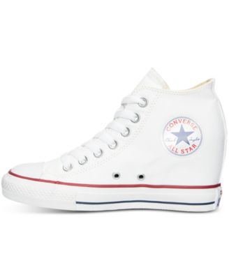 converse montante blanche