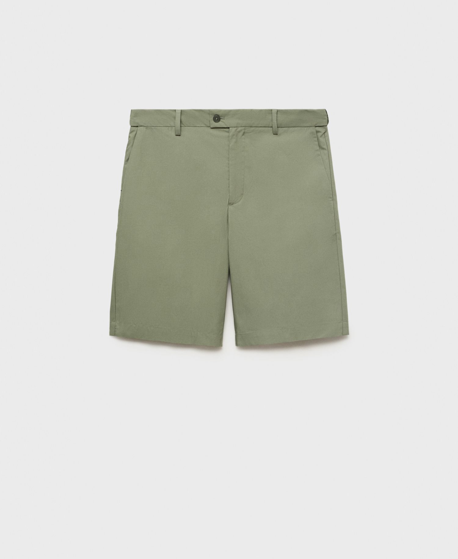 Men's Interior Elastic Strip Cotton Bermuda Shorts