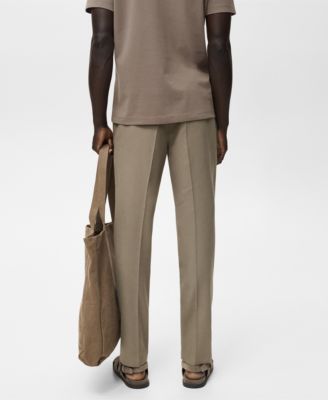 Men's Cotton Tapered Crop Pants