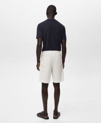 Men's Slim-Fit Chino Cotton Bermuda Shorts