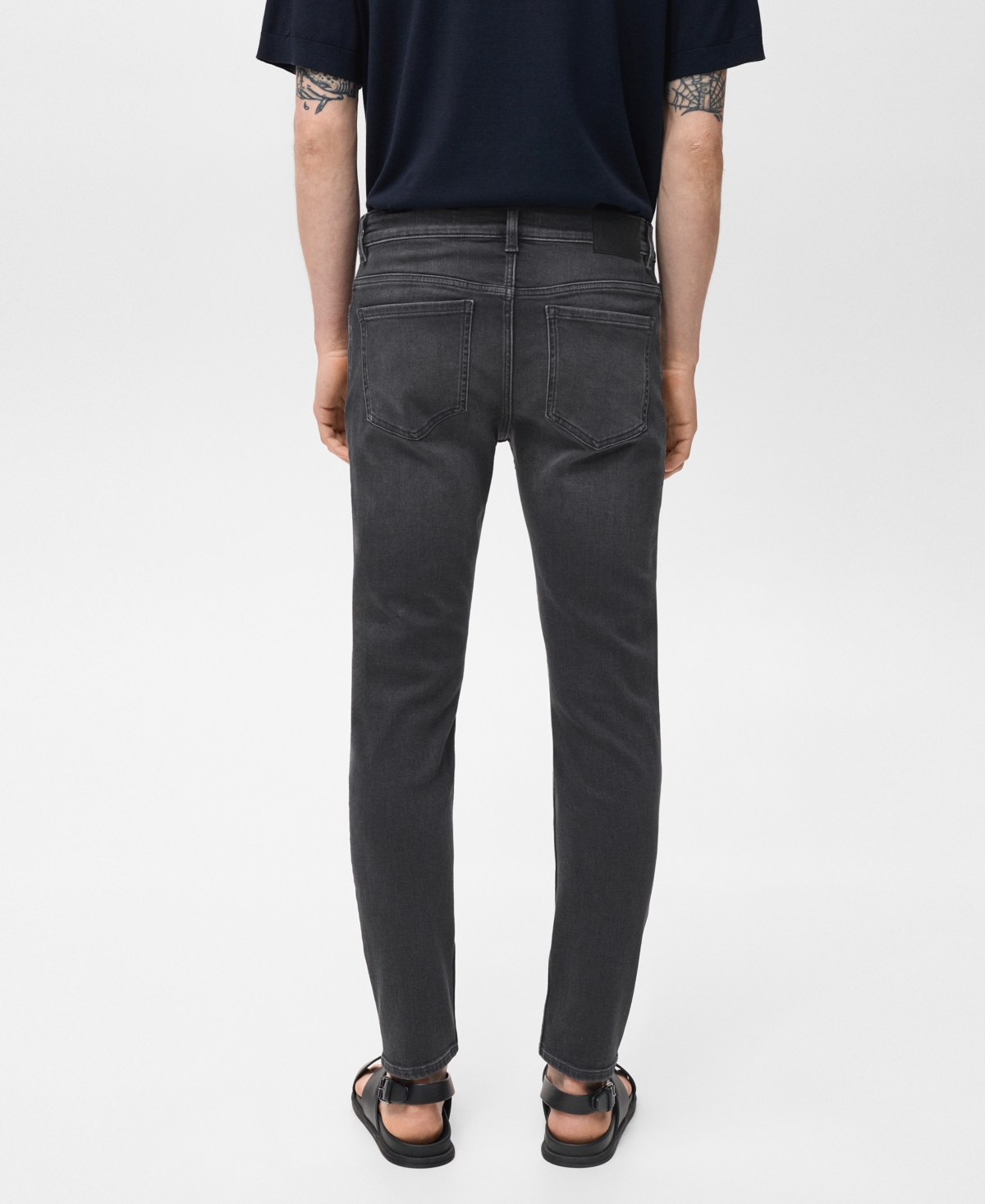 Mango Jude Skinny Jeans In Gray