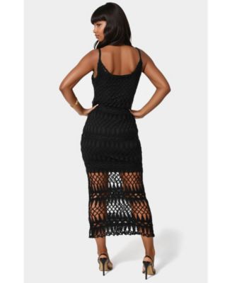 Women's Geo Crochet Tank Maxi