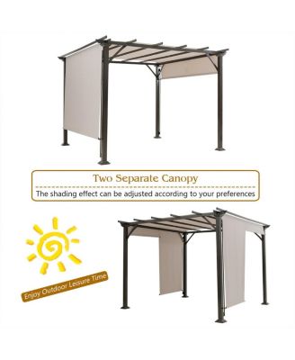 10' x 10' Metal Frame Patio Furniture Shelter