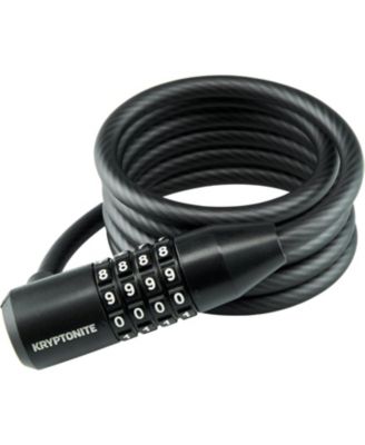 Bike Lock Cable, 5FT Long 8mm Thick Braided Steel Cable Anti-Theft Security Lock for Outdoor Equipment, Combination/Key Bike Lock