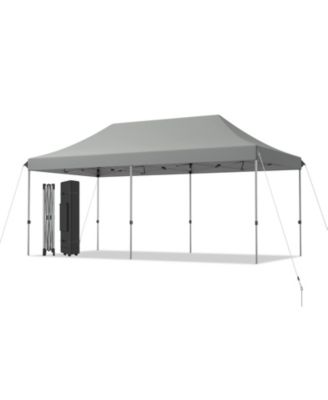 10 x 20 Feet Adjustable Folding Heavy Duty Sun Shelter with Carrying Bag